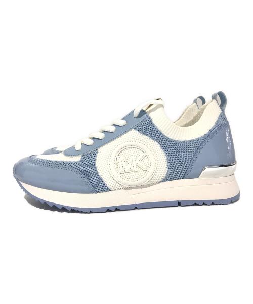 MICHAEL KORS（マイケル・コース）MICHAEL KORS (マイケル・コース) JENKINSニットスニーカー スカイブルー サイズ:8Mの古着・服飾アイテム