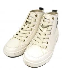 MICHEL KLEIN（ミッシェルクラン）の古着「SHEA ミッドハイトップスニーカー」｜ホワイト