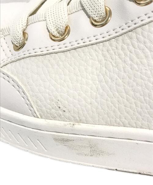 MICHEL KLEIN（ミッシェルクラン）MICHEL KLEIN (ミッシェルクラン) SHEA ミッドハイトップスニーカー ホワイト サイズ:8Mの古着・服飾アイテム