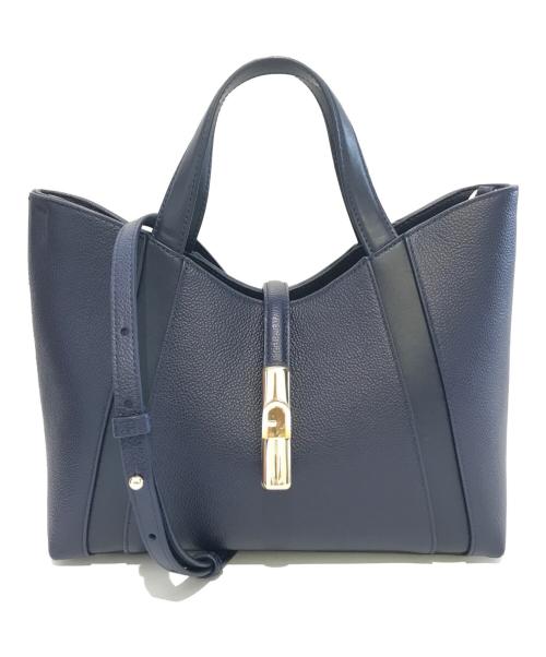 FURLA（フルラ）FURLA (フルラ) 2WAYショルダーバッグ WB01789 ネイビーの古着・服飾アイテム