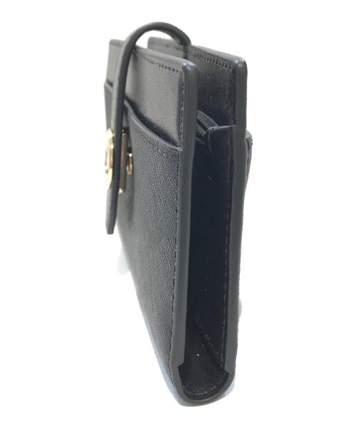 MICHAEL KORS（マイケル・コース）MICHAEL KORS (マイケル・コース) 折り財布 ブラックの古着・服飾アイテム