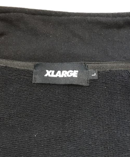 X-LARGE（エクストララージ）X-LARGE (エクストララージ) スウェットジャケット ブラック サイズ:Ｌの古着・服飾アイテム