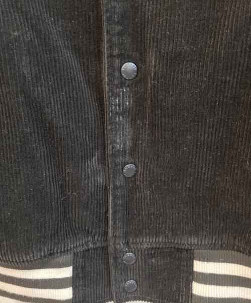 X-LARGE（エクストララージ）X-LARGE (エクストララージ) EMBROIDERY EMBLEM CORDUROY JACKET　101213021003 ブラック サイズ:Sの古着・服飾アイテム
