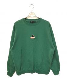 X-LARGE（エクストララージ）の古着「OLD OG CREWNECK SWEAT　101223012009」｜グリーン