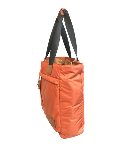 PAUL SMITH（ポールスミス）PAUL SMITH (ポールスミス) パデッドフリーストートバッグ オレンジの古着・服飾アイテム