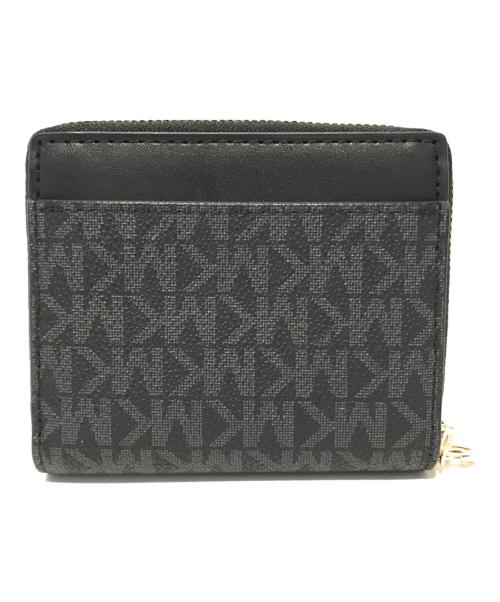 MICHAEL KORS（マイケル・コース）MICHAEL KORS (マイケル・コース) 2つ折り財布　35H3GTVF2B ブラックの古着・服飾アイテム