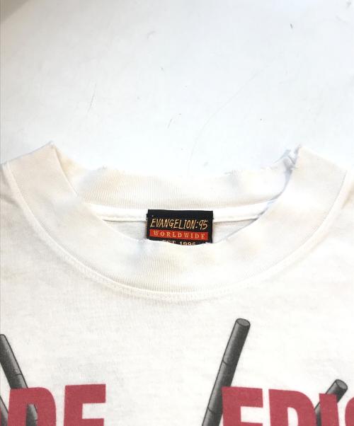 EVANGELION:95（エヴァンゲリオンキュウジュウゴ）EVANGELION:95 (エヴァンゲリオンキュウジュウゴ) 0021 T-Shirt ホワイト サイズ:Mの古着・服飾アイテム