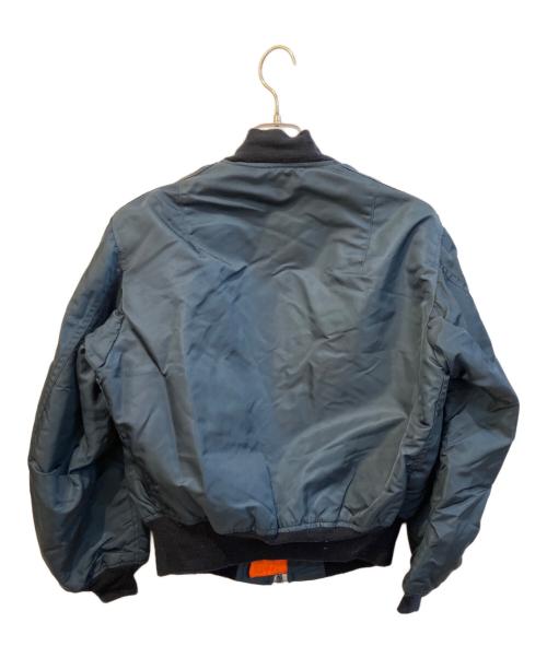 ALPHA（アルファ）ALPHA (アルファ) MA-1ジャケット ネイビー サイズ:MEDIUMの古着・服飾アイテム