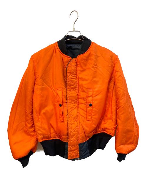 ALPHA（アルファ）ALPHA (アルファ) MA-1ジャケット ネイビー サイズ:MEDIUMの古着・服飾アイテム