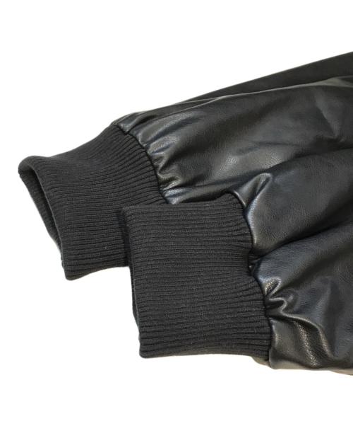 Snidel（スナイデル）Snidel (スナイデル) フェイクレザージャケット ブラック サイズ:FREEの古着・服飾アイテム