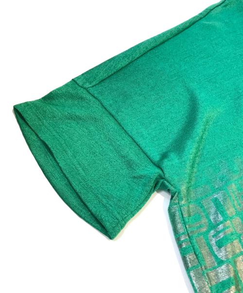 TRUNK HIROKO KOSHINO（トランク ヒロコ コシノ）TRUNK HIROKO KOSHINO (トランク ヒロコ コシノ) Tシャツ　RSKJC-30330 グリーン サイズ:38 未使用品の古着・服飾アイテム