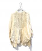 pheetaフィータ）の古着「ギャザーブザムシャツ　8911-699-0042」｜ベージュ