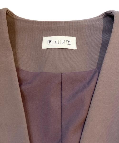 PLST（プラステ）PLST (プラステ) マルチストレッチ ミドルジレ　12-3202005 パープル サイズ:Mの古着・服飾アイテム