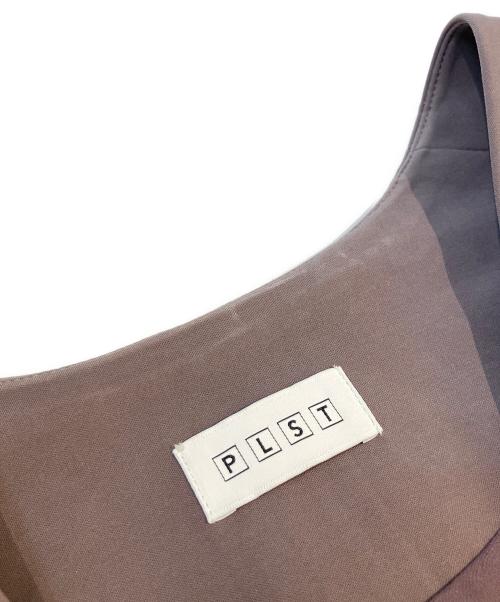 PLST（プラステ）PLST (プラステ) マルチストレッチ ミドルジレ　12-3202005 パープル サイズ:Mの古着・服飾アイテム