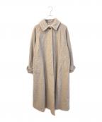 NATURAL BEAUTY BASICナチュラルビューティーベーシック）の古着「ボリュームAラインコート 017-1252070」｜ベージュ