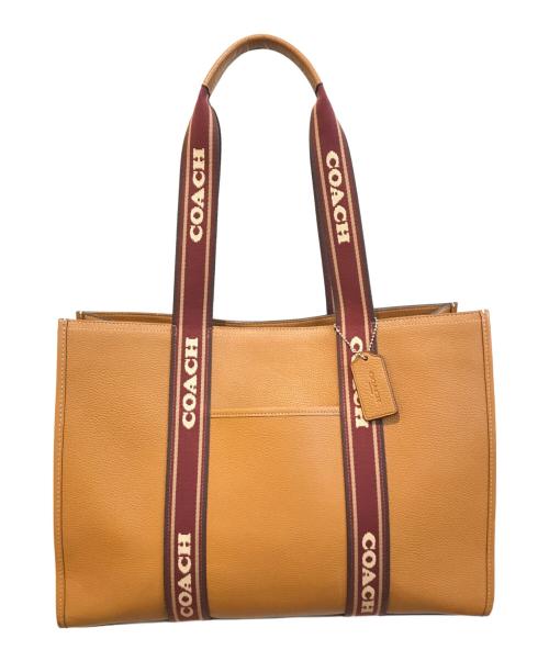 COACH（コーチ）COACH (コーチ) スミス ラージトートバッグ　CM716 ブラウンの古着・服飾アイテム