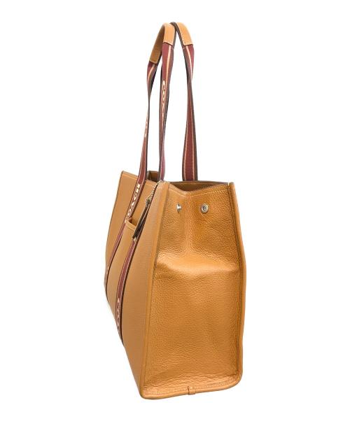 COACH（コーチ）COACH (コーチ) スミス ラージトートバッグ　CM716 ブラウンの古着・服飾アイテム