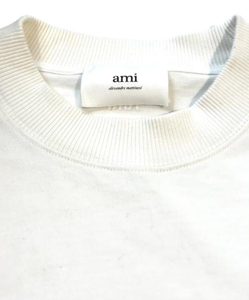 AMI PARIS（アミ パリス）AMI PARIS (アミ パリス) ロゴカットソー　UTS200.701 ホワイト サイズ:Sの古着・服飾アイテム