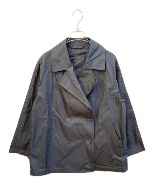 JOURNAL STANDARD relume（ジャーナルスタンダード レリューム）JOURNAL STANDARD relume (ジャーナルスタンダード レリューム) ハーフトレンチコート ネイビー サイズ:36の古着・服飾アイテム
