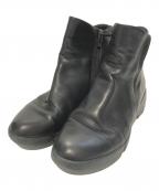 fitfitフィットフィット）の古着「ソフトレザーミドルブーツ　85679-090」｜ブラック