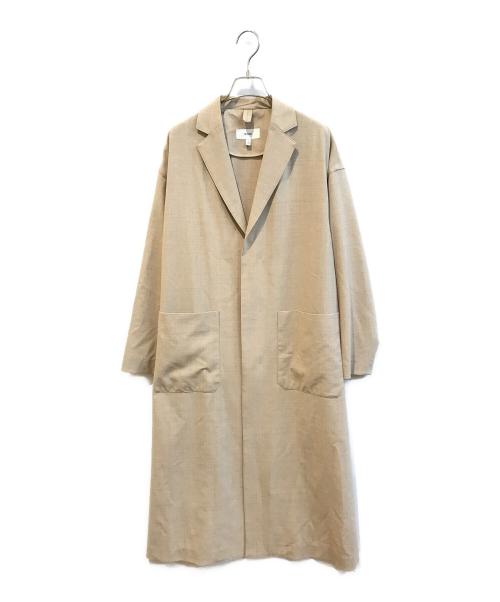 HYKE（ハイク）HYKE (ハイク) STRETCH TROPICAL SHOP COAT　211-17284 022 ベージュ サイズ:1の古着・服飾アイテム