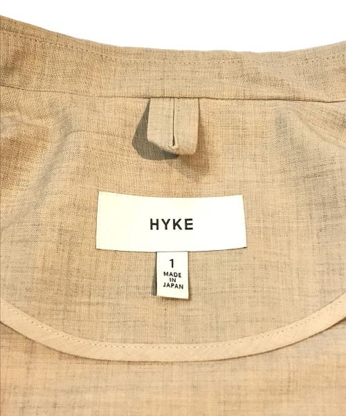 HYKE（ハイク）HYKE (ハイク) STRETCH TROPICAL SHOP COAT　211-17284 022 ベージュ サイズ:1の古着・服飾アイテム