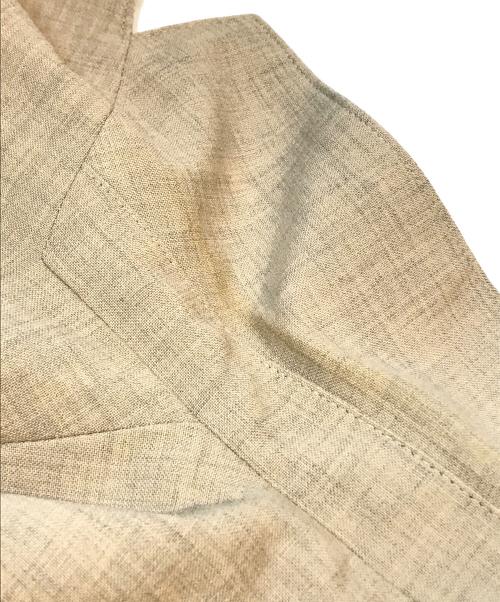 HYKE（ハイク）HYKE (ハイク) STRETCH TROPICAL SHOP COAT　211-17284 022 ベージュ サイズ:1の古着・服飾アイテム