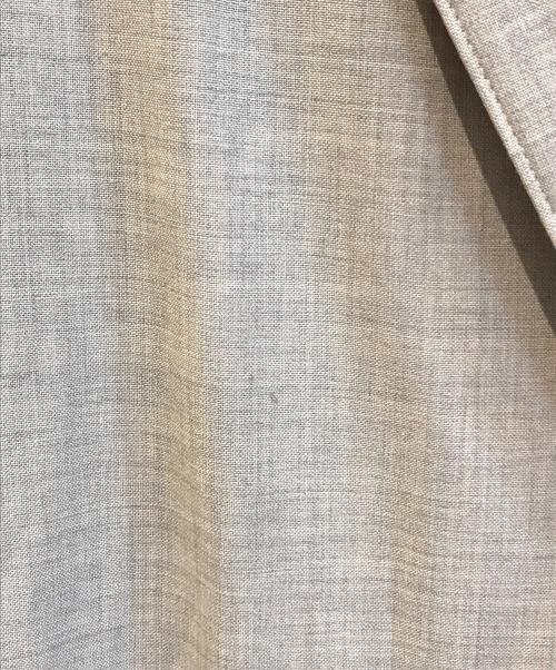 HYKE（ハイク）HYKE (ハイク) STRETCH TROPICAL SHOP COAT　211-17284 022 ベージュ サイズ:1の古着・服飾アイテム