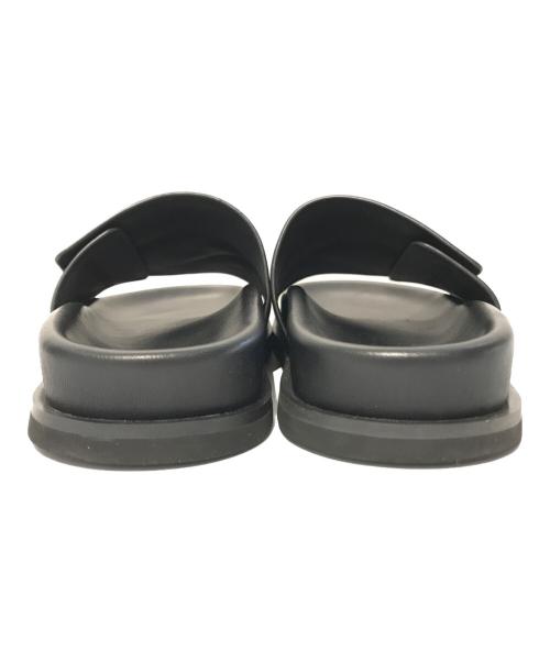 TODAYFUL（トゥデイフル）TODAYFUL (トゥデイフル) レザースライドサンダル ブラック サイズ:表記無しの古着・服飾アイテム