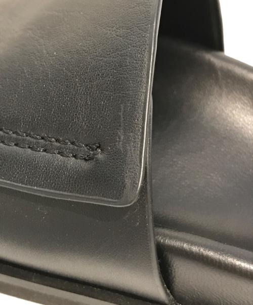 TODAYFUL（トゥデイフル）TODAYFUL (トゥデイフル) レザースライドサンダル ブラック サイズ:表記無しの古着・服飾アイテム