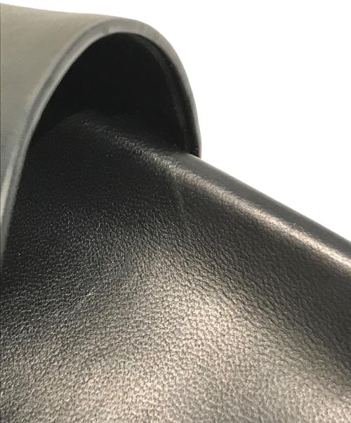 TODAYFUL（トゥデイフル）TODAYFUL (トゥデイフル) レザースライドサンダル ブラック サイズ:表記無しの古着・服飾アイテム