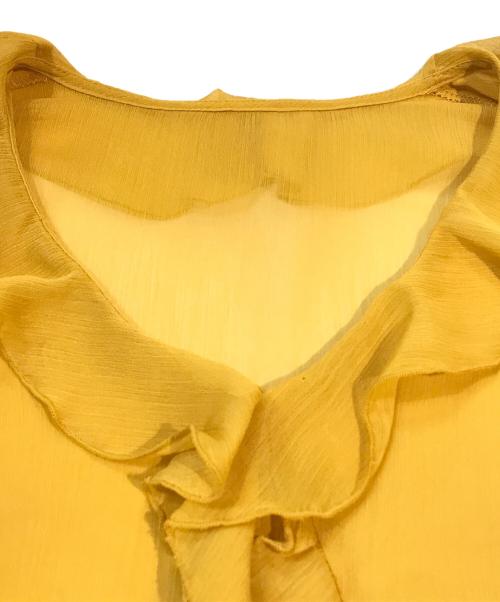 Lily Brown（リリーブラウン）Lily Brown (リリーブラウン) フリルワンピース　LWFO245026 イエロー サイズ:1の古着・服飾アイテム