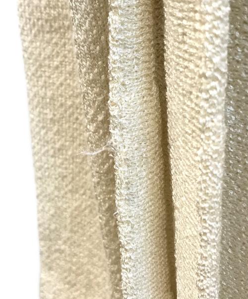 SELF PORTRAIT（セルフ ポートレイト）SELF PORTRAIT (セルフ ポートレイト) CREAM BOW KNIT MINI DRESS　AW23-916S-C ホワイト サイズ:Sの古着・服飾アイテム