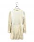 SELF PORTRAIT (セルフ ポートレイト) CREAM BOW KNIT MINI DRESS　AW23-916S-C ホワイト サイズ:S：14000円