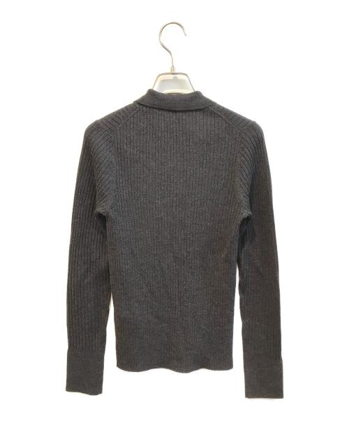 IENA（イエナ）IENA (イエナ) EXメリノリブポロ襟カーディガン　25080900716040 グレー サイズ:表記無しの古着・服飾アイテム