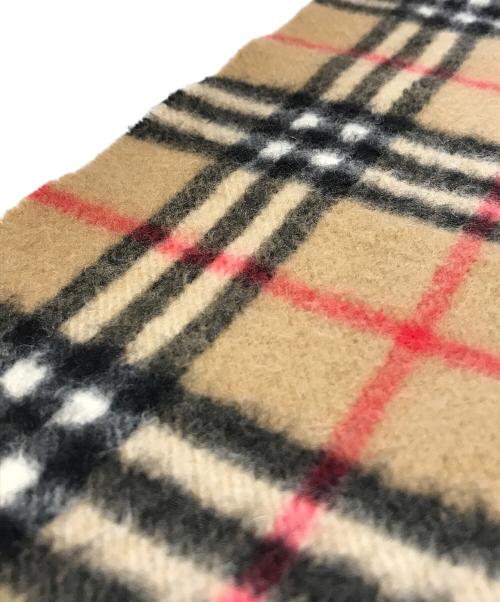 Burberry's（バーバリー）Burberry's (バーバリー) ノバチェックカシミヤマフラー ベージュの古着・服飾アイテム