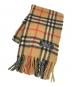 Burberry's（バーバリー）の古着「ノバチェックカシミヤマフラー」｜ベージュ