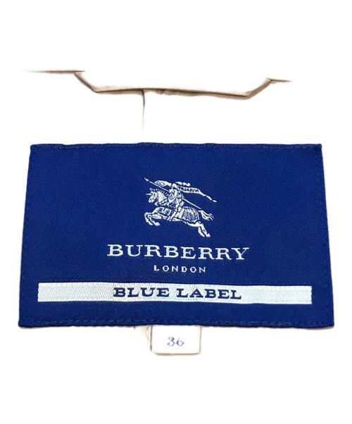 BURBERRY BLUE LABEL（バーバリー ブルー レーベル）BURBERRY BLUE LABEL (バーバリー ブルー レーベル) トレンチコート ピンク サイズ:36の古着・服飾アイテム