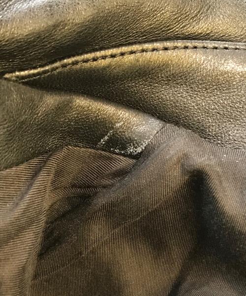 beautiful people（ビューティフルピープル）beautiful people (ビューティフルピープル) ヴィンテージレザーライダースジャケット 1745402411 ブラック サイズ:160の古着・服飾アイテム