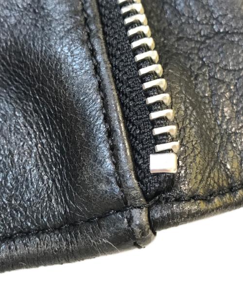 beautiful people（ビューティフルピープル）beautiful people (ビューティフルピープル) ヴィンテージレザーライダースジャケット 1745402411 ブラック サイズ:160の古着・服飾アイテム