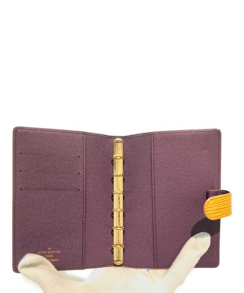 LOUIS VUITTON（ルイ ヴィトン）LOUIS VUITTON (ルイ ヴィトン) 手帳カバー　R20059　アジェンダPM イエローの古着・服飾アイテム