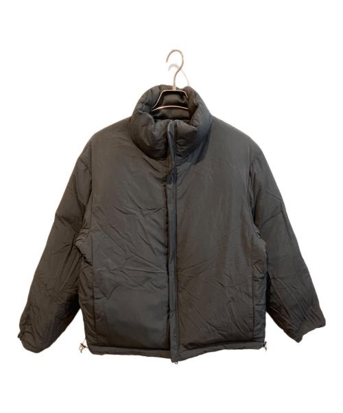 WYM LIDNM（ウィム バイ リドム）WYM LIDNM (ウィム バイ リドム) REVERSIBLE WOOLY DOWN JACKET　WYjk1220 ブラック サイズ:Mの古着・服飾アイテム