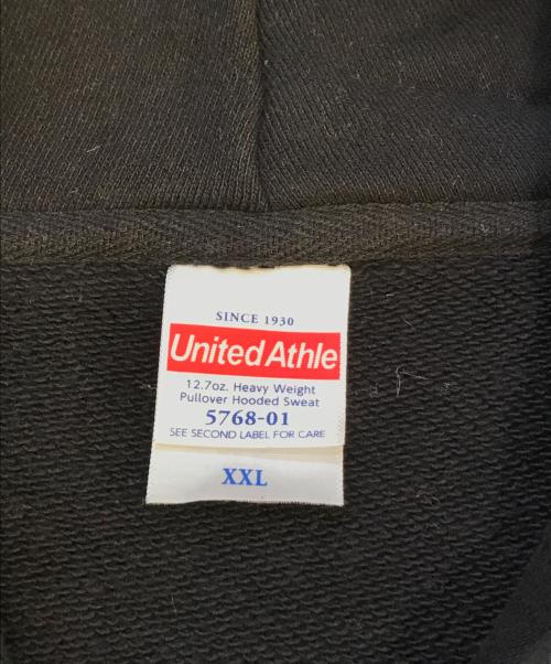 united athle（ユナイテッドアスレ）united athle (ユナイテッドアスレ) ブリアナギガンテ パーカー ブラック サイズ:XXLの古着・服飾アイテム
