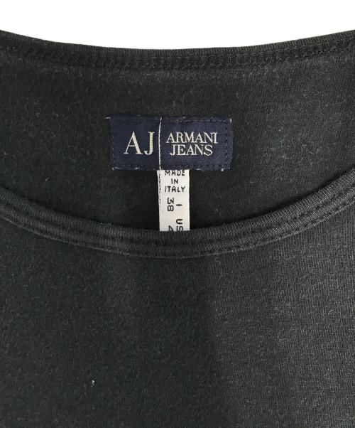 ARMANI JEANS（アルマーニジーンズ）ARMANI JEANS (アルマーニジーンズ) カットソー ブラック サイズ:Sの古着・服飾アイテム
