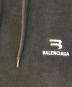 中古・古着 BALENCIAGA (バレンシアガ) ミディアムフィットスポーティB プルオーバーパーカー　600583 TLVA1 ブラック サイズ:XS：37000円
