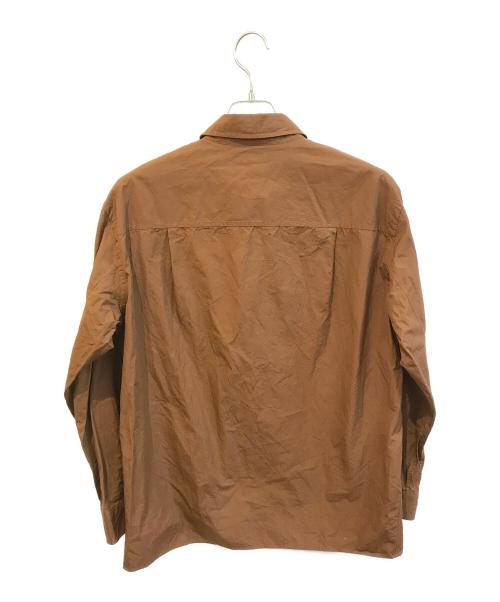 MARGARET HOWELL（マーガレットハウエル）MARGARET HOWELL (マーガレットハウエル) HIGHDENSE DRY COTTON POPLIN ブラウン サイズ:Mの古着・服飾アイテム