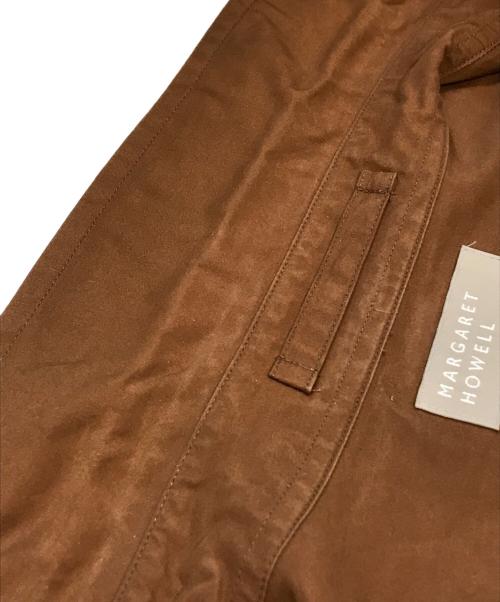 MARGARET HOWELL（マーガレットハウエル）MARGARET HOWELL (マーガレットハウエル) HIGHDENSE DRY COTTON POPLIN ブラウン サイズ:Mの古着・服飾アイテム