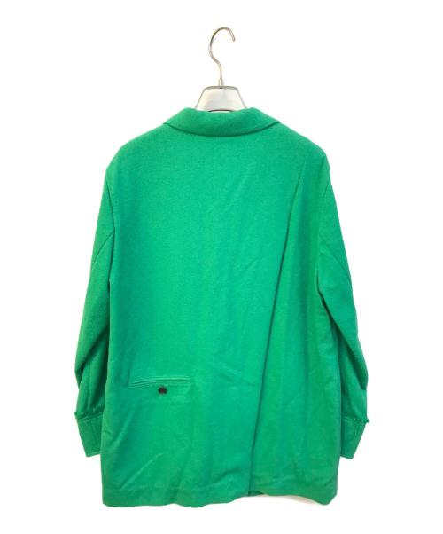 Ameri（アメリ）Ameri (アメリ) ネップ生地リラックステーラードジャケット　01410540780 グリーン サイズ:Sの古着・服飾アイテム