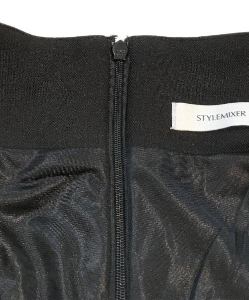STYLE MIXER（スタイルミキサー）STYLE MIXER (スタイルミキサー) ハイウエストサスペンダーパンツ ブラック サイズ:Ｓの古着・服飾アイテム