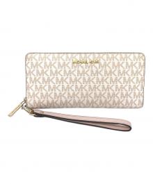 MICHAEL KORS（マイケル・コース）の古着「ラウンドファスナー財布　35F2GTVE7V」｜ピンク